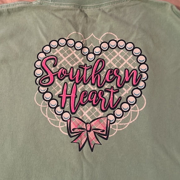 Benny and Belle Girls XL “Southern Heart” long sleeve tee - Picture 3 of 4